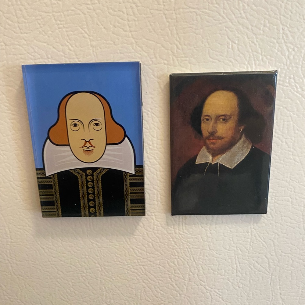 SHAKESPEARE MAGNETS SET of 2